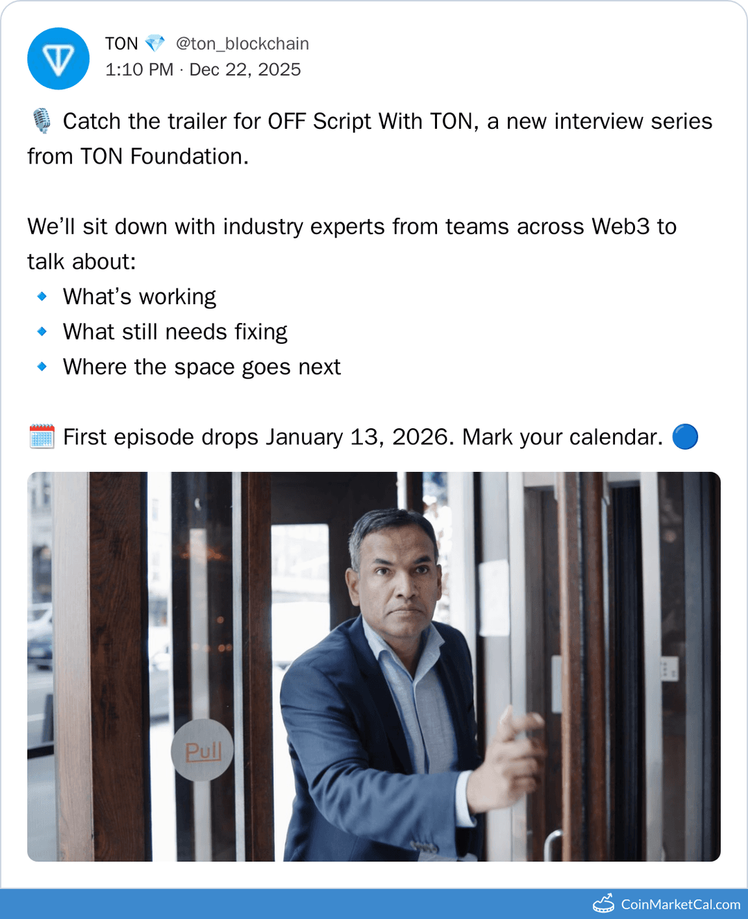 TON Foundation OFF Script Debut