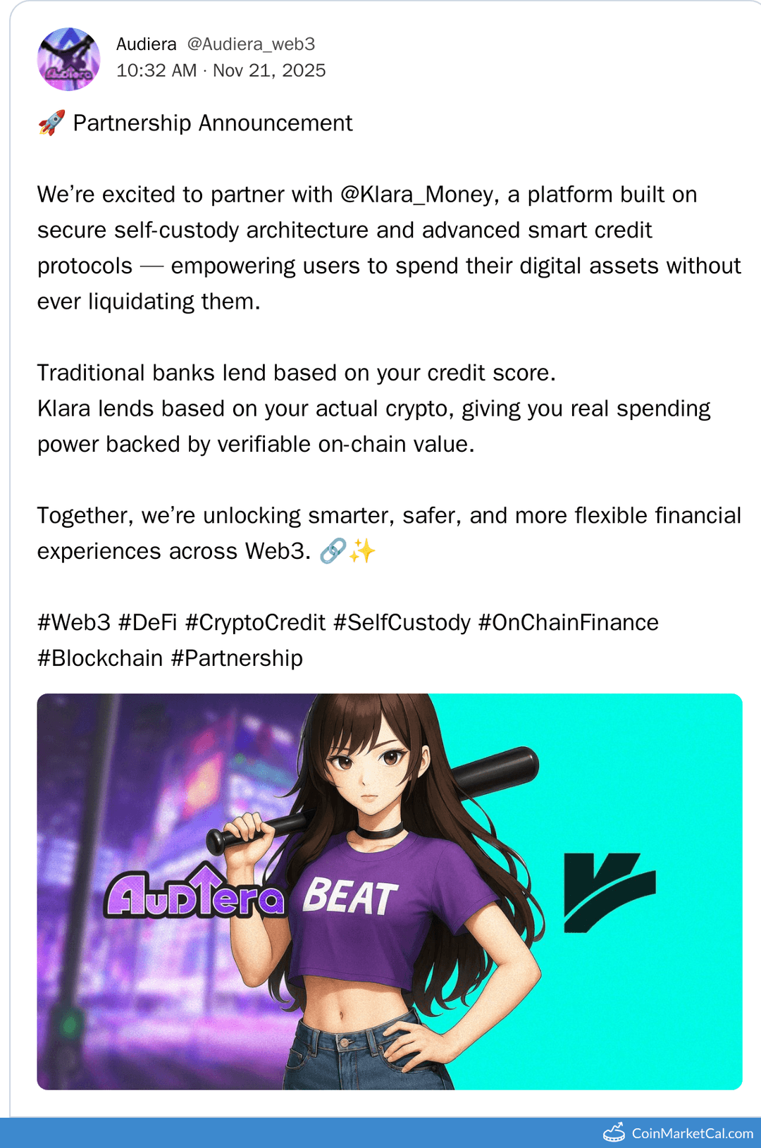 Audiera & Klara Money Partnership