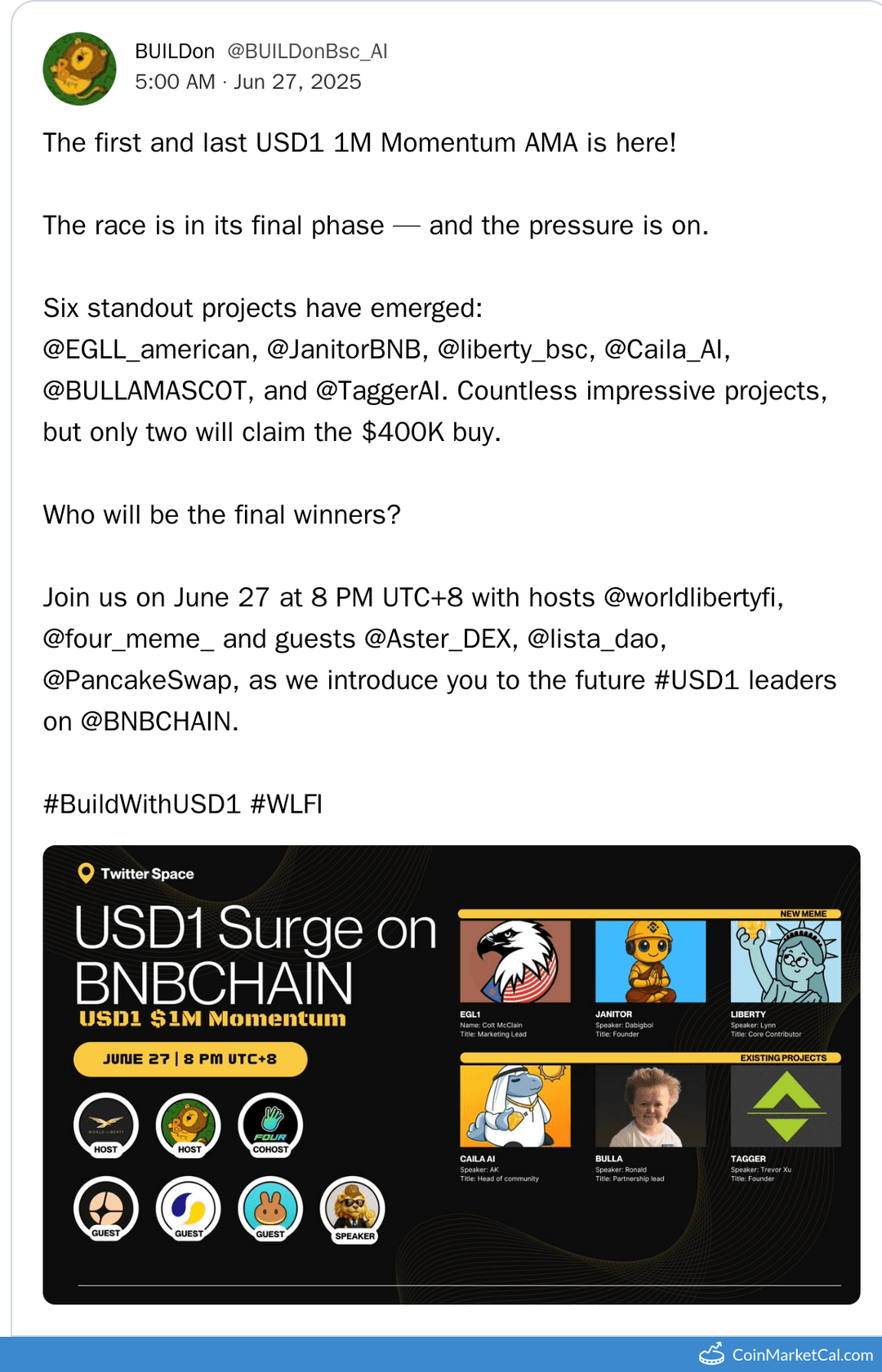 USD1 1M Momentum AMA