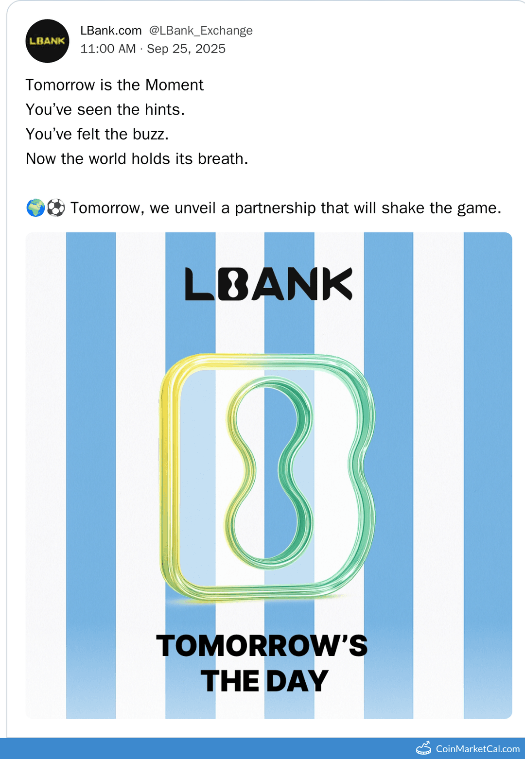 LBank Major Partnership Reveal