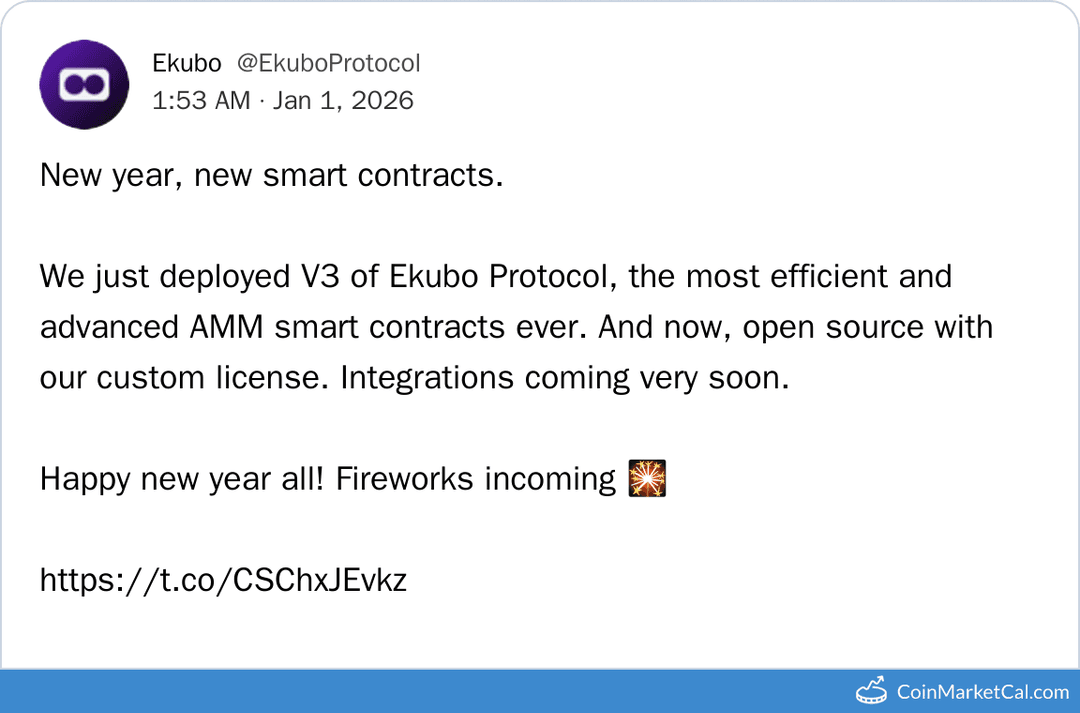 Ekubo Protocol V3 AMM Contracts Release