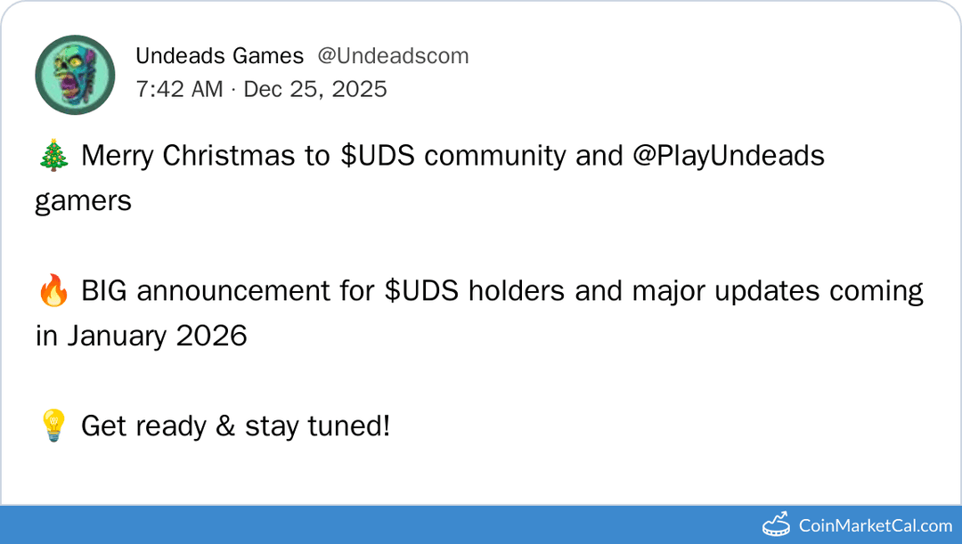 Undeads Games Significant Announcement