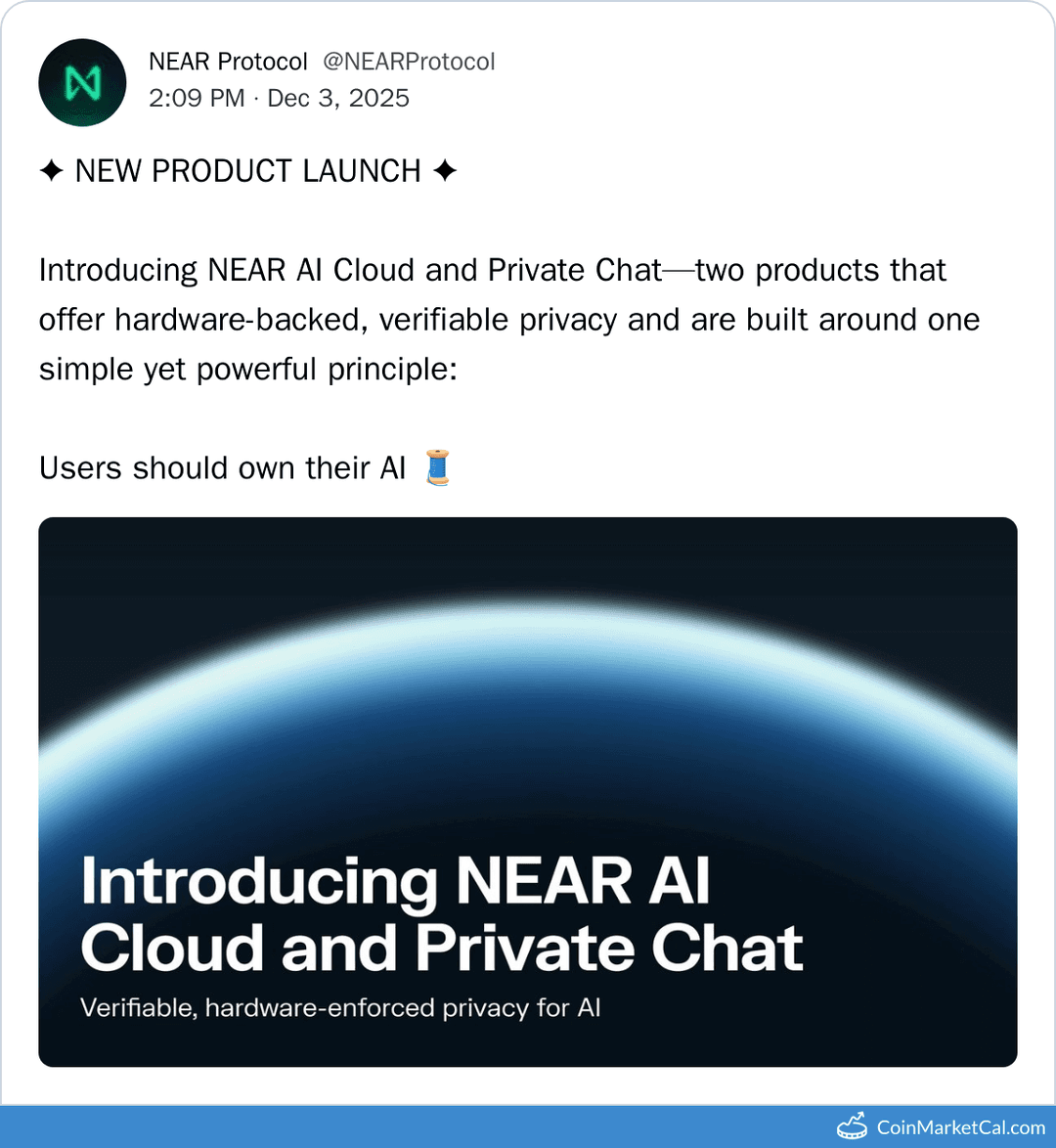 NEAR Protocol AI Cloud & Private Chat Launch