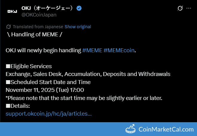 OKJ Exchange Memecoin Listing