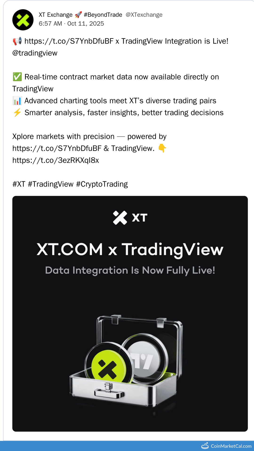 XT.com TradingView Integration