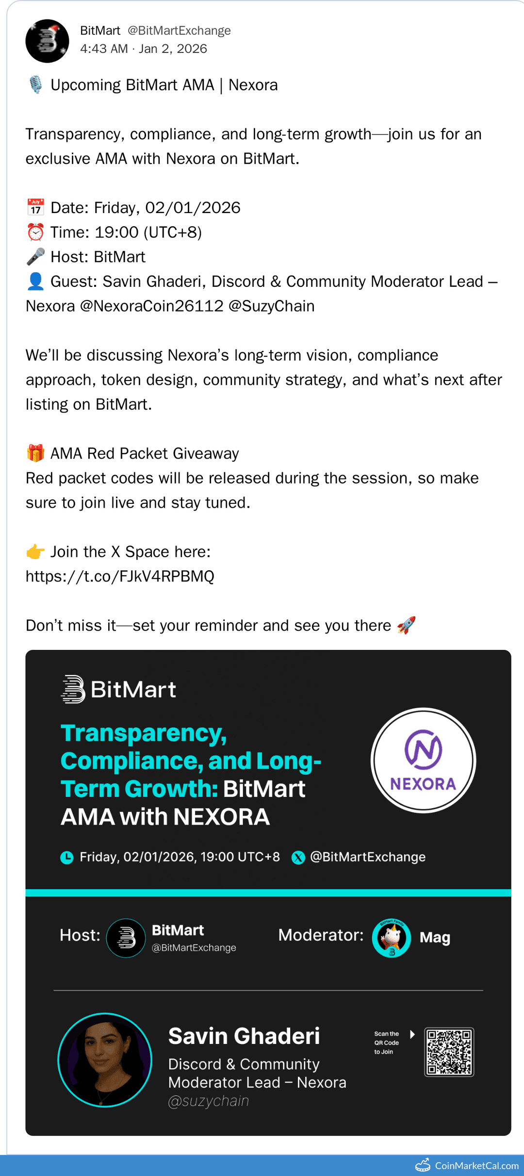 BitMart AMA with Nexora on Vision and Token Design