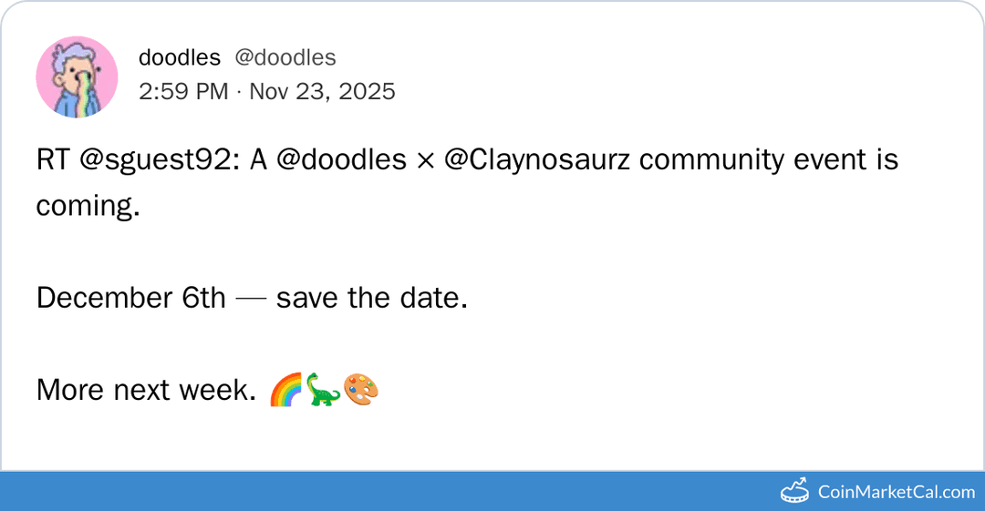 Doodles and Claynosaurz Community Event