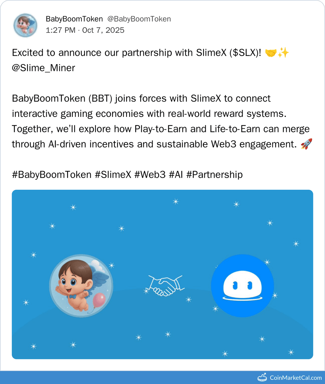 BabyBoomToken SLX x BBT Partnership