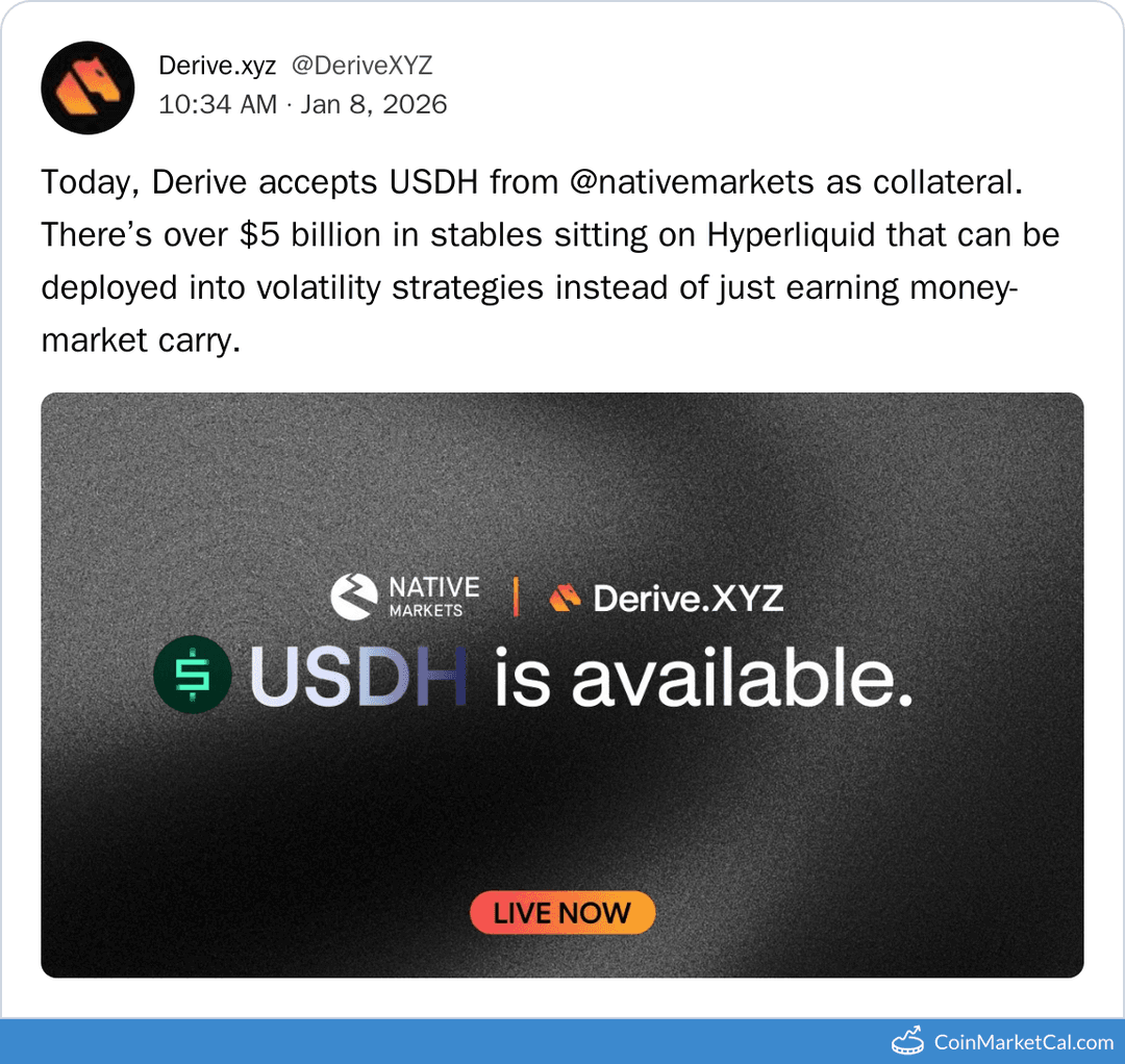 Derive USDH Integration for Margin Trading