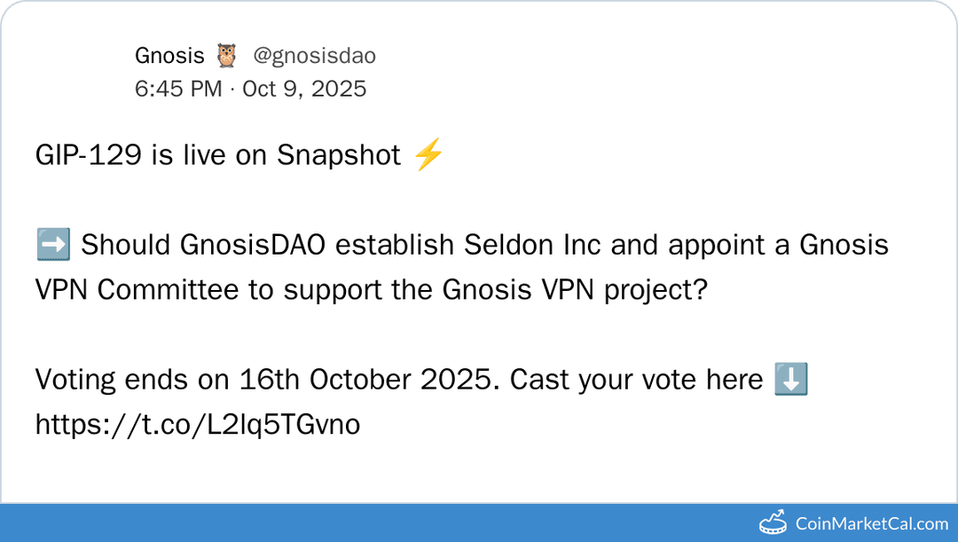 GnosisDAO GIP-129 Vote