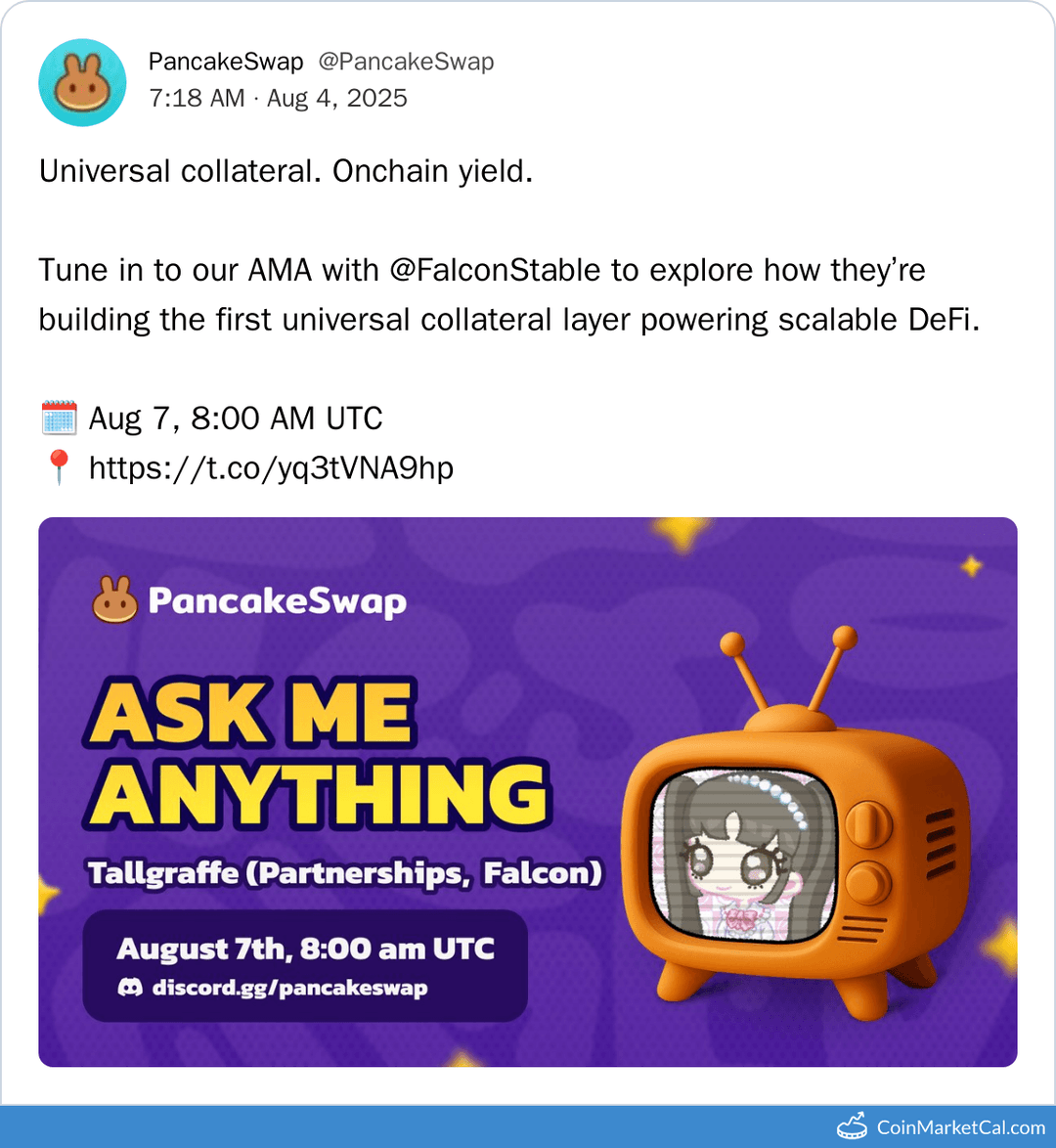 Falcon Stable AMA with PancakeSwap