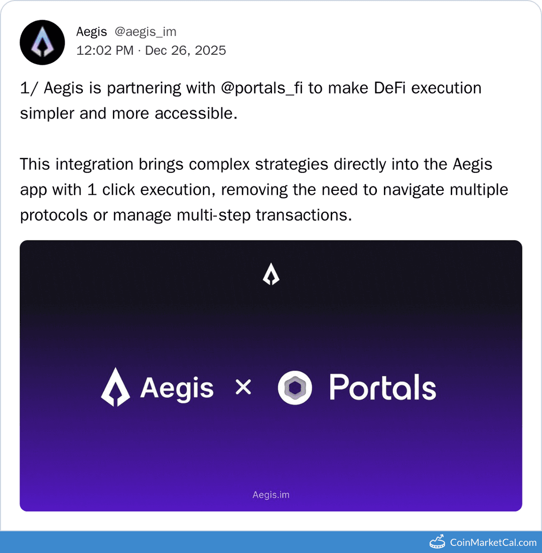 Aegis YUSD Portals Partnership