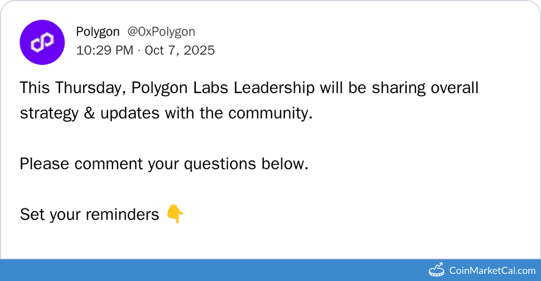 Polygon Labs Strategy & Updates AMA