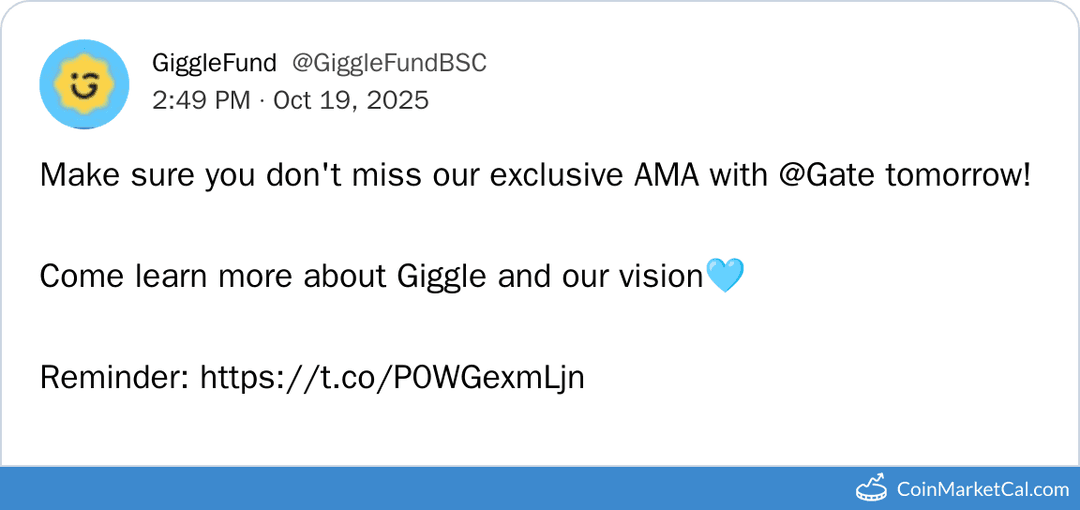 Giggle Fund AMA with Gate