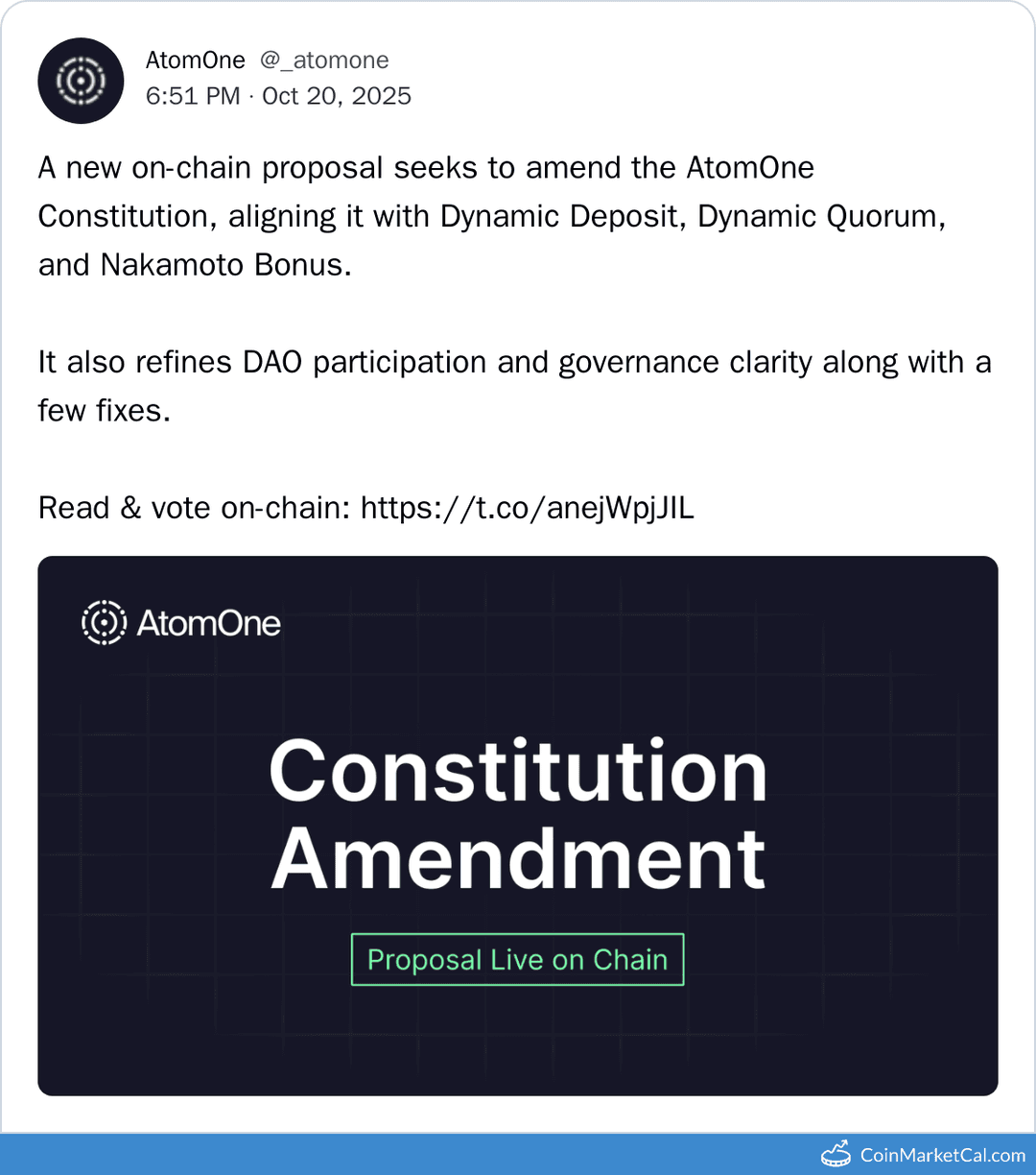 AtomOne Constitution Vote