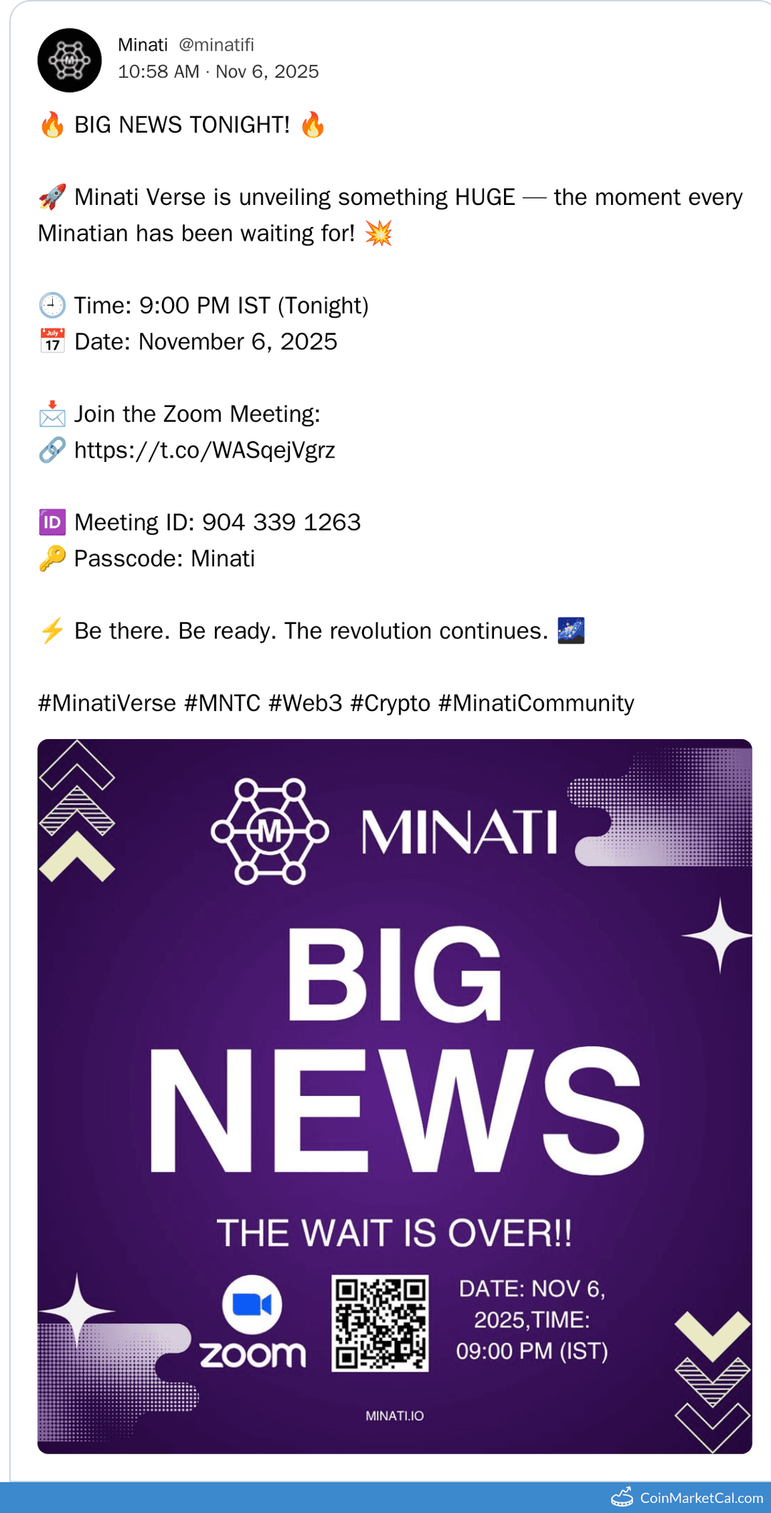 Minati Verse Big Reveal