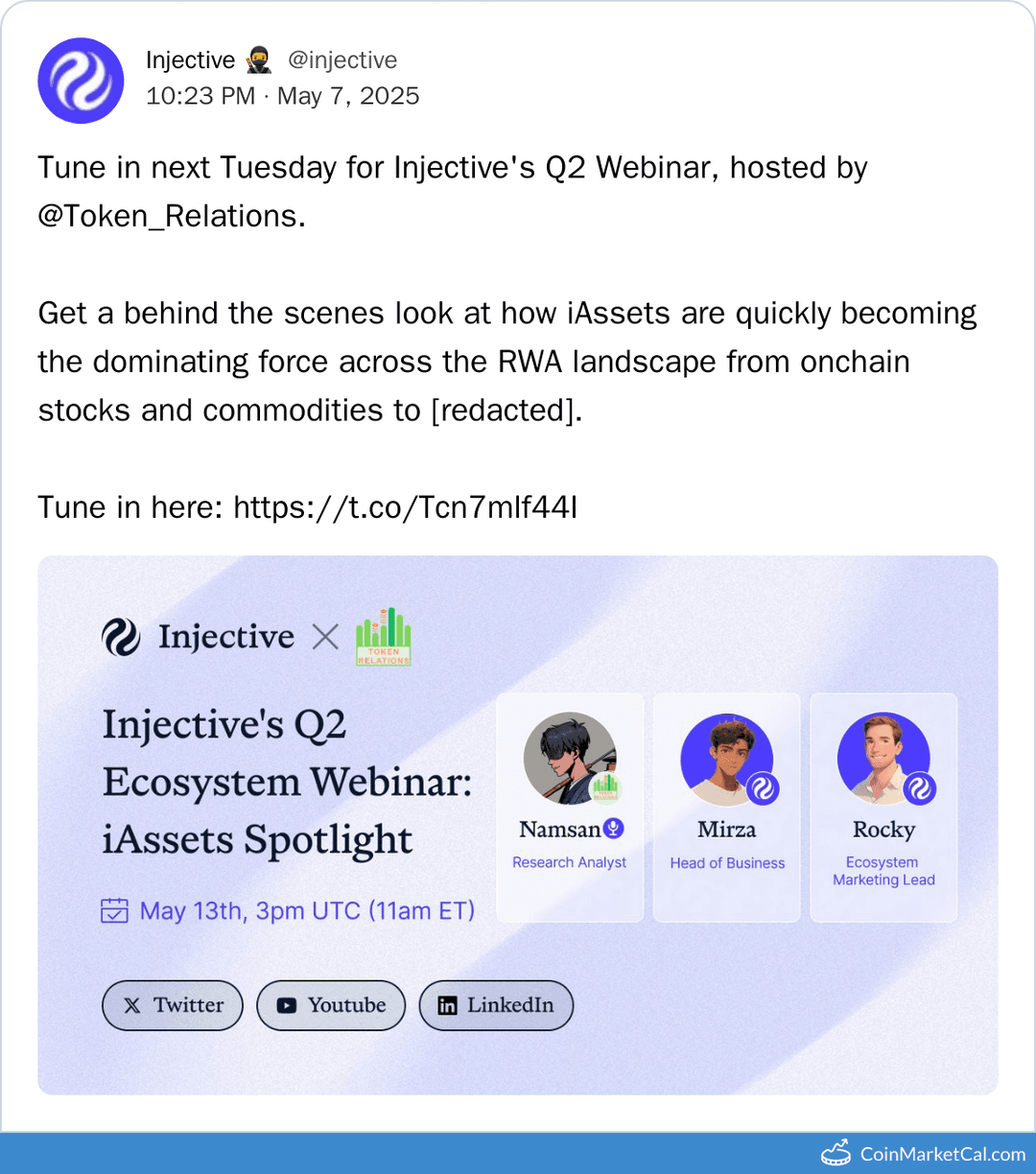 Injective’s Q2 Ecosystem Webinar: Assets Spotlight