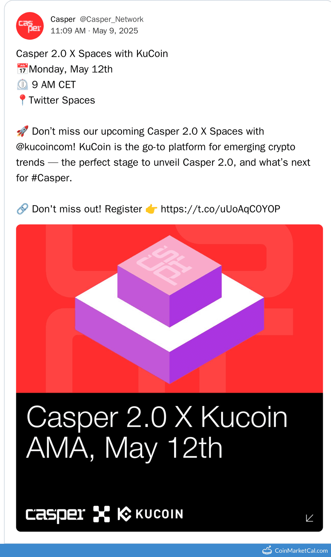 Casper 2.0 X Spaces with KuCoin