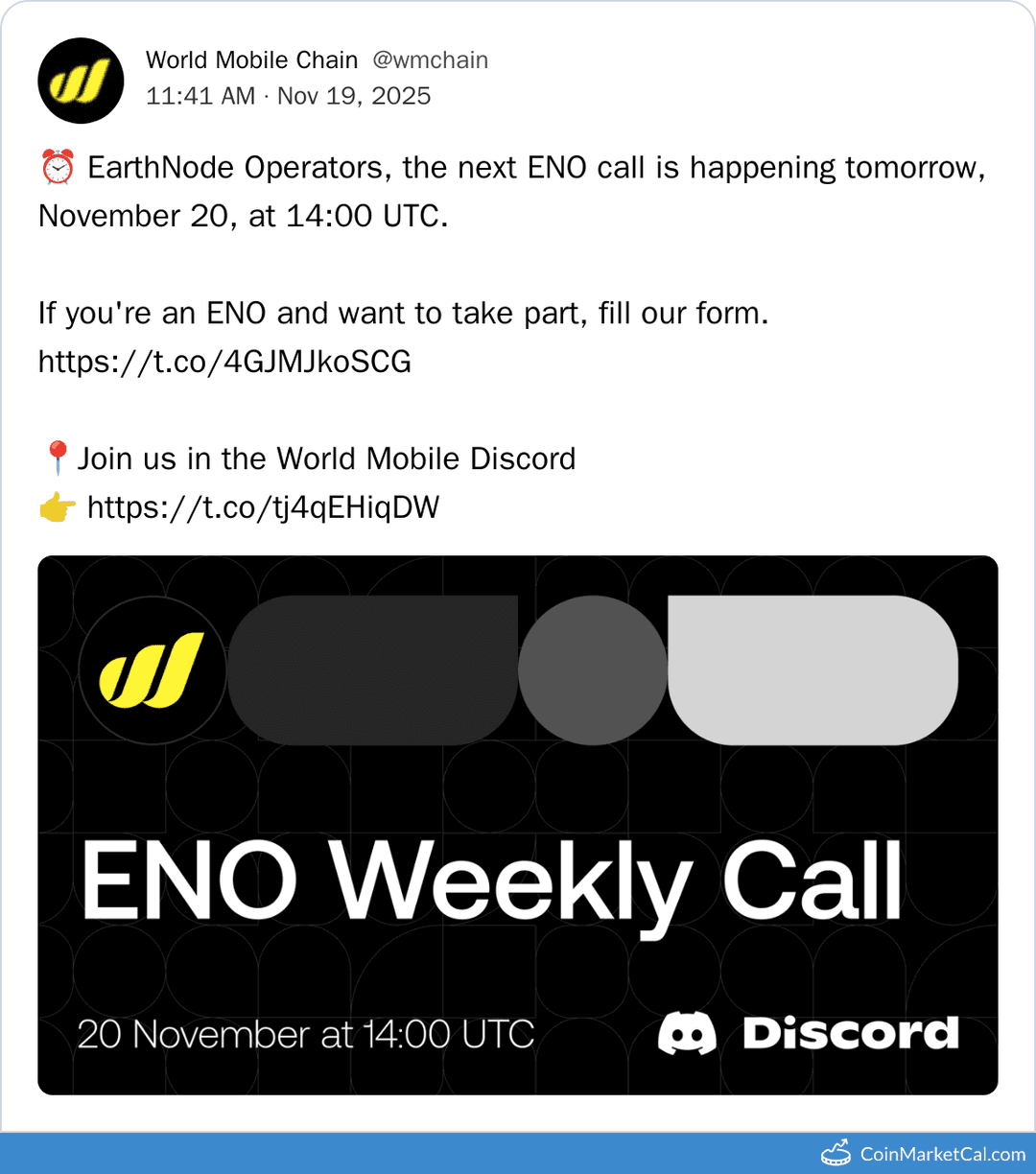 World Mobile Token EarthNode Call AMA