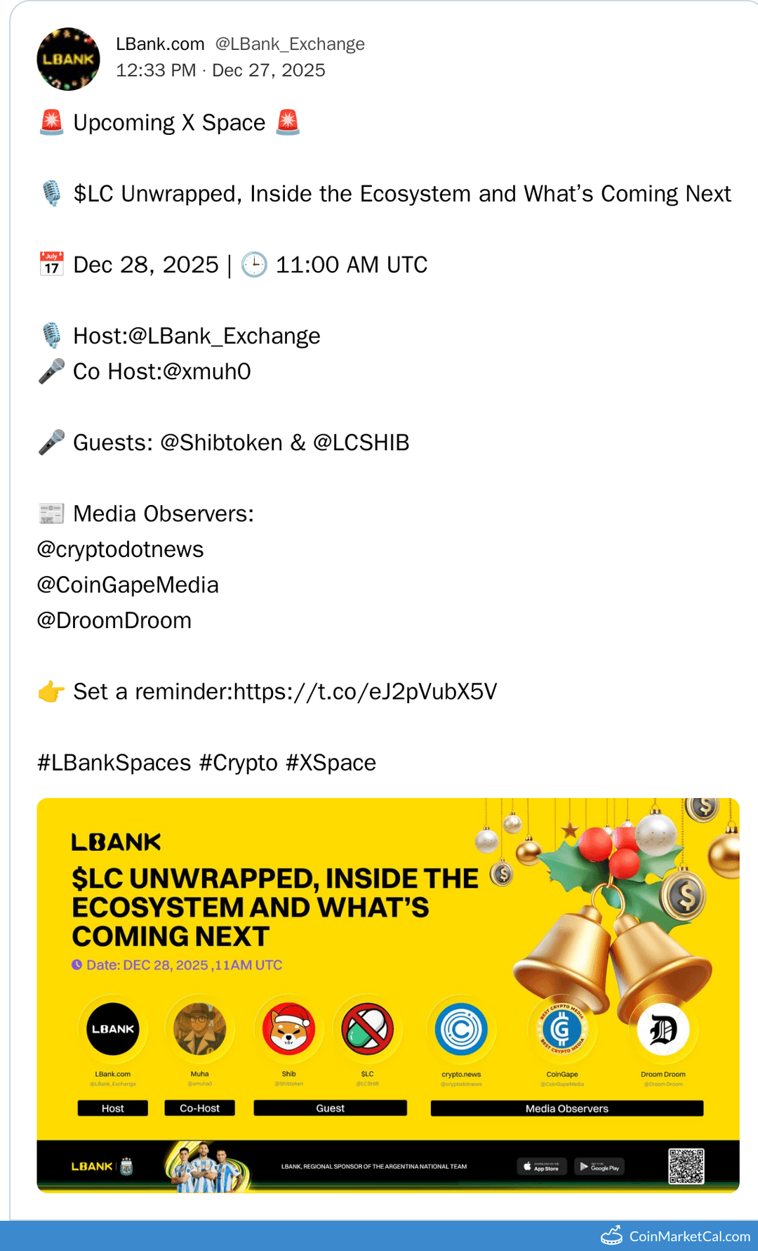 LBank Talk: $LC Unwrapped Ecosystem Update