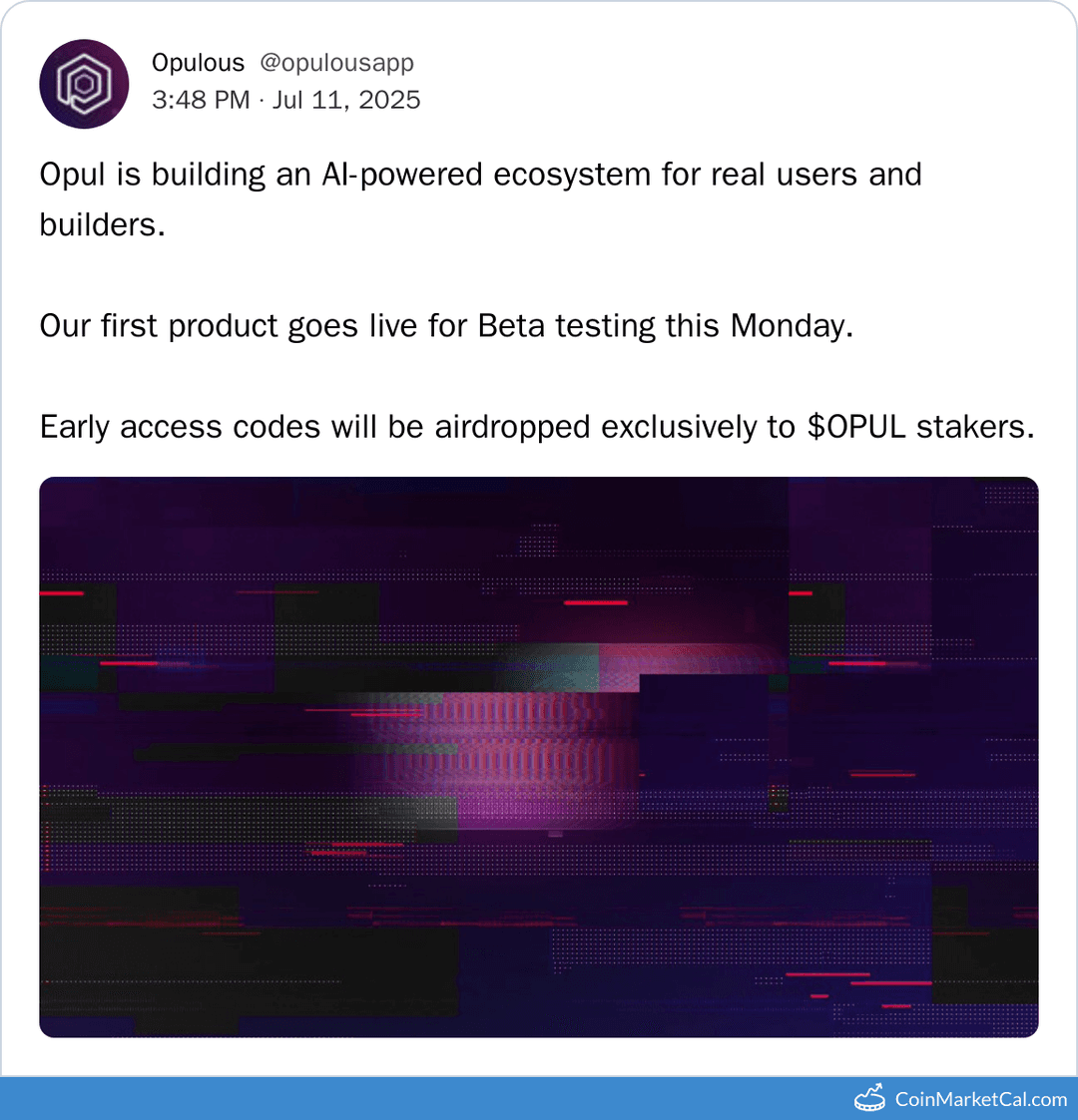 Opulous AI App Beta Launch