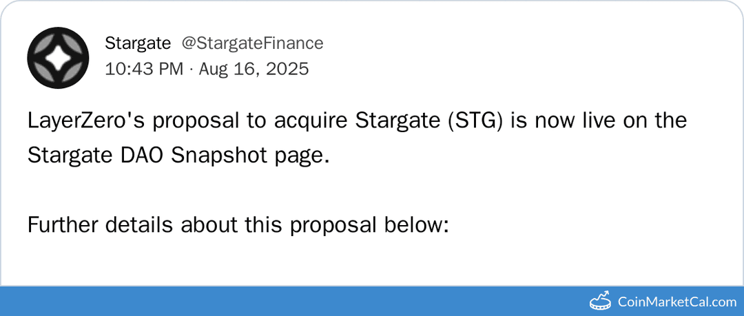 LayerZero Acquires Stargate