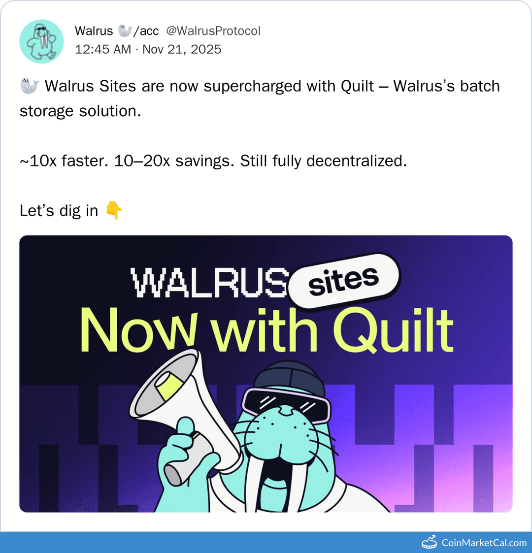 Walrus Quilt on Sites Release
