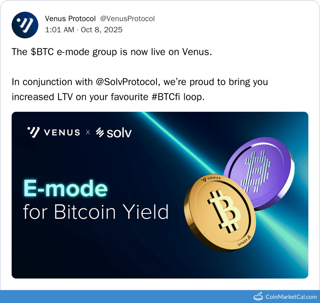 Venus BTC E-Mode Group Release