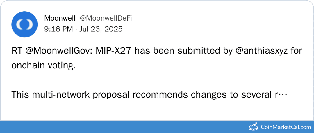 MIP-X27 Onchain Voting Begins