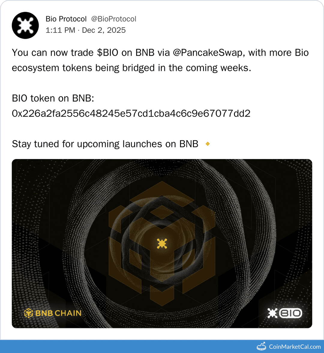 BioProtocol (BIO) Integration on BNB