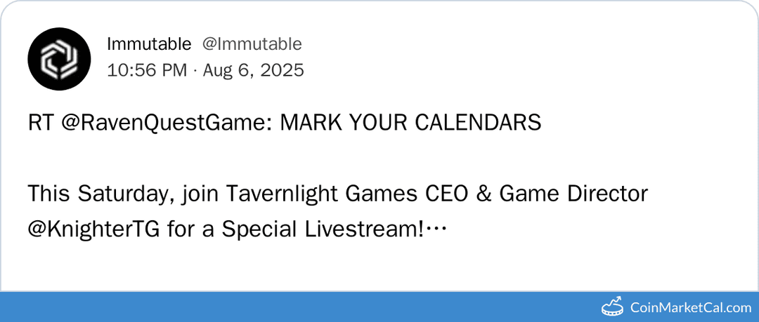 RavenQuest Special Livestream and AMA