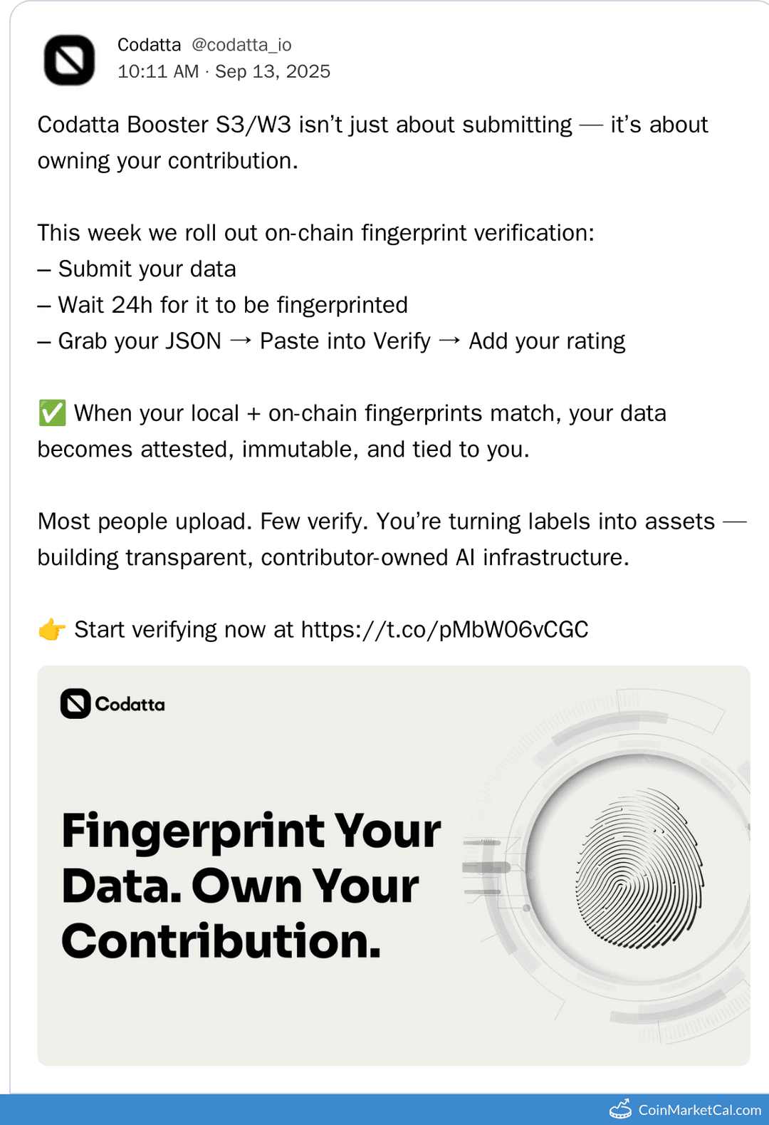 Codatta On-chain Verification