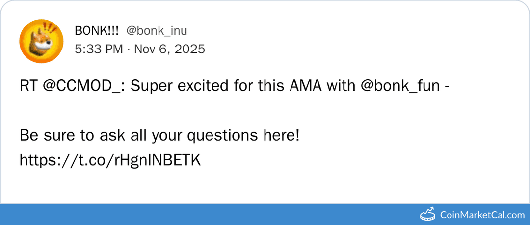 Bonk Reddit AMA