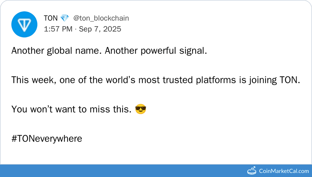 TON New Partnership Announcement