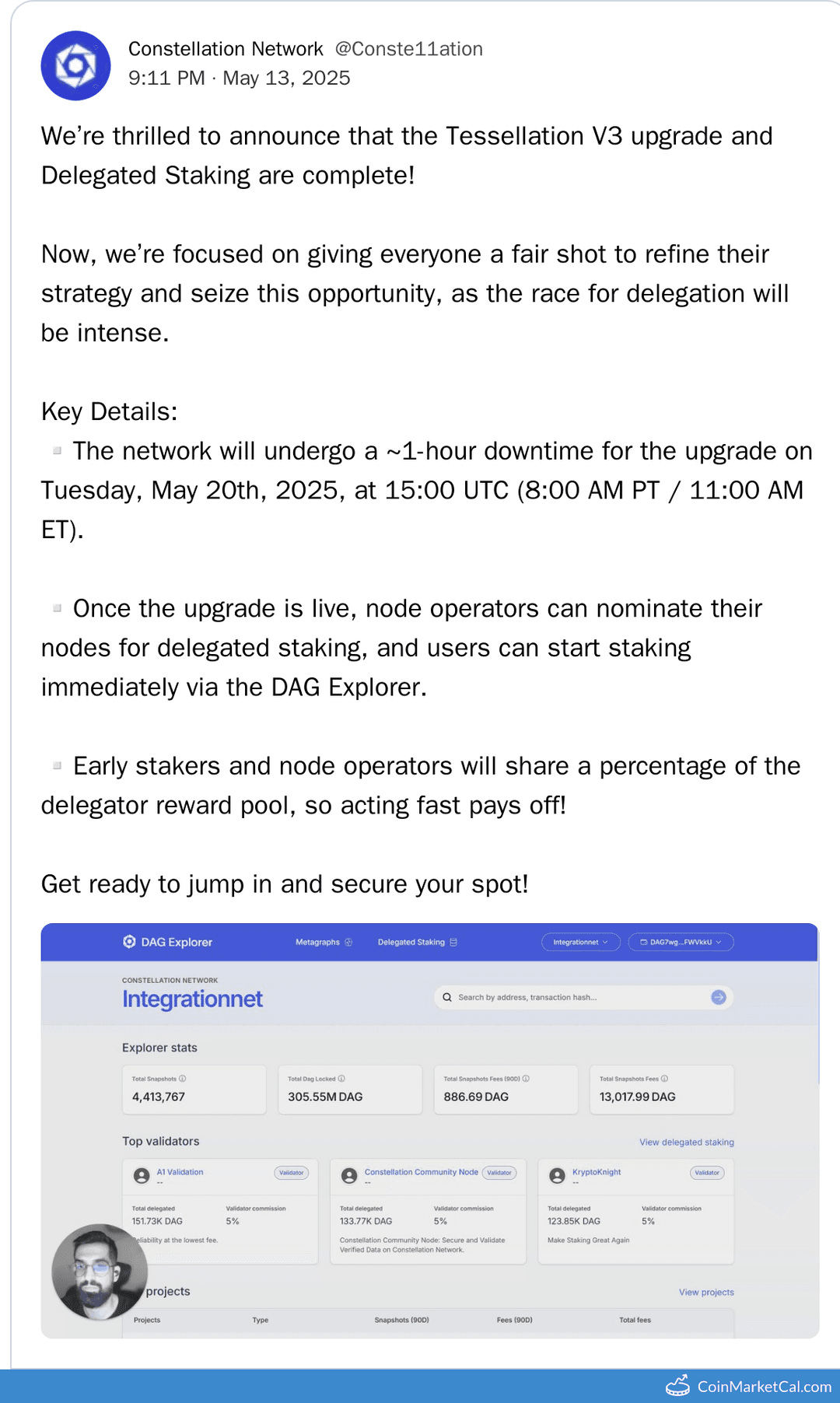 Tessellation V3 Upgrade and Delegated Staking Launch