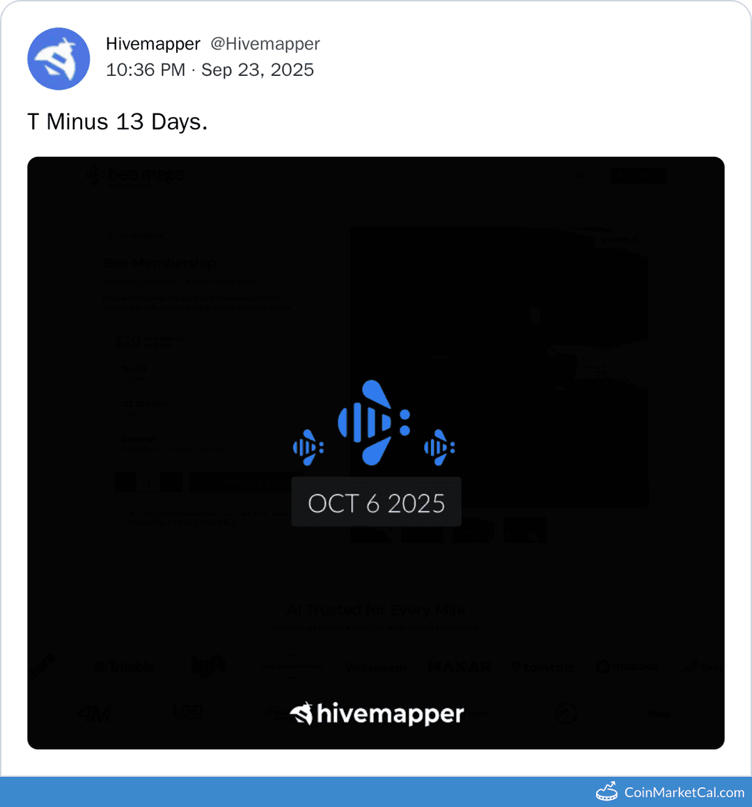 Hivemapper Announcement