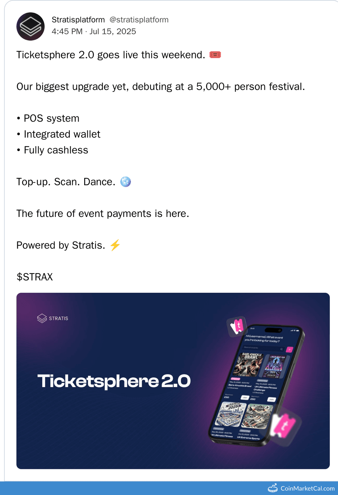 Ticketsphere 2.0 Launc