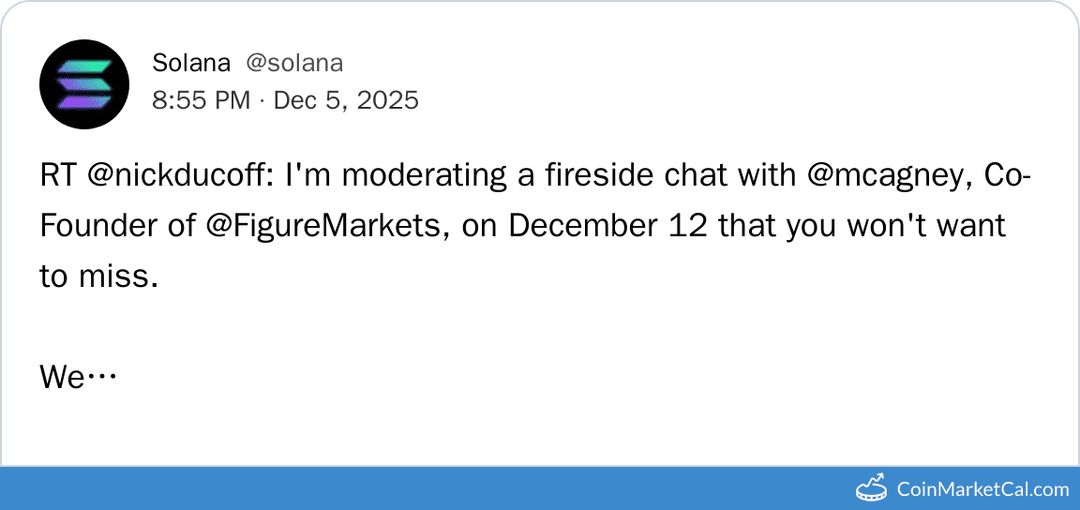 Solana Fireside Chat