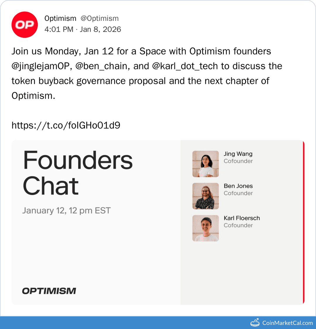 Optimism Token Buyback Space