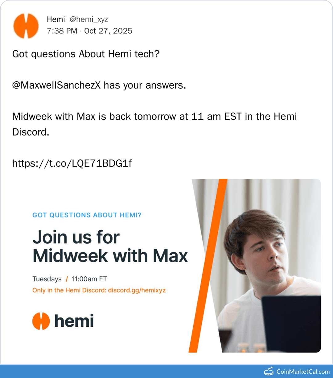 Hemi Midweek with Max AMA