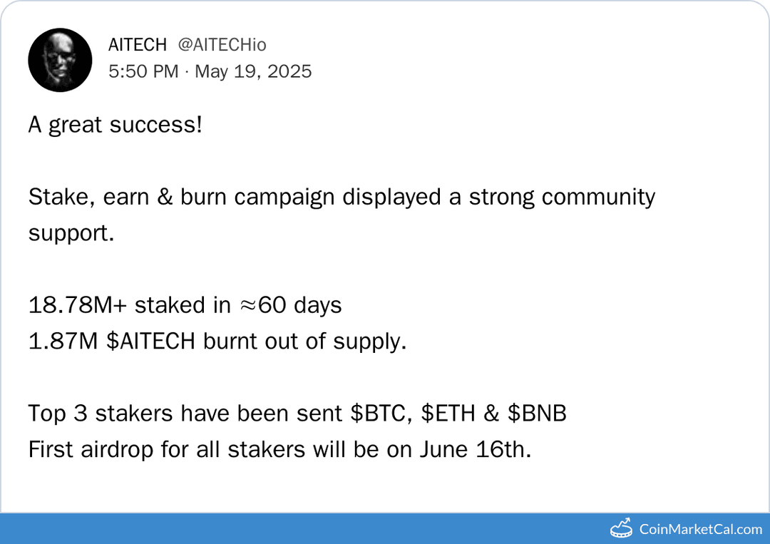 AITECH Airdrop Event