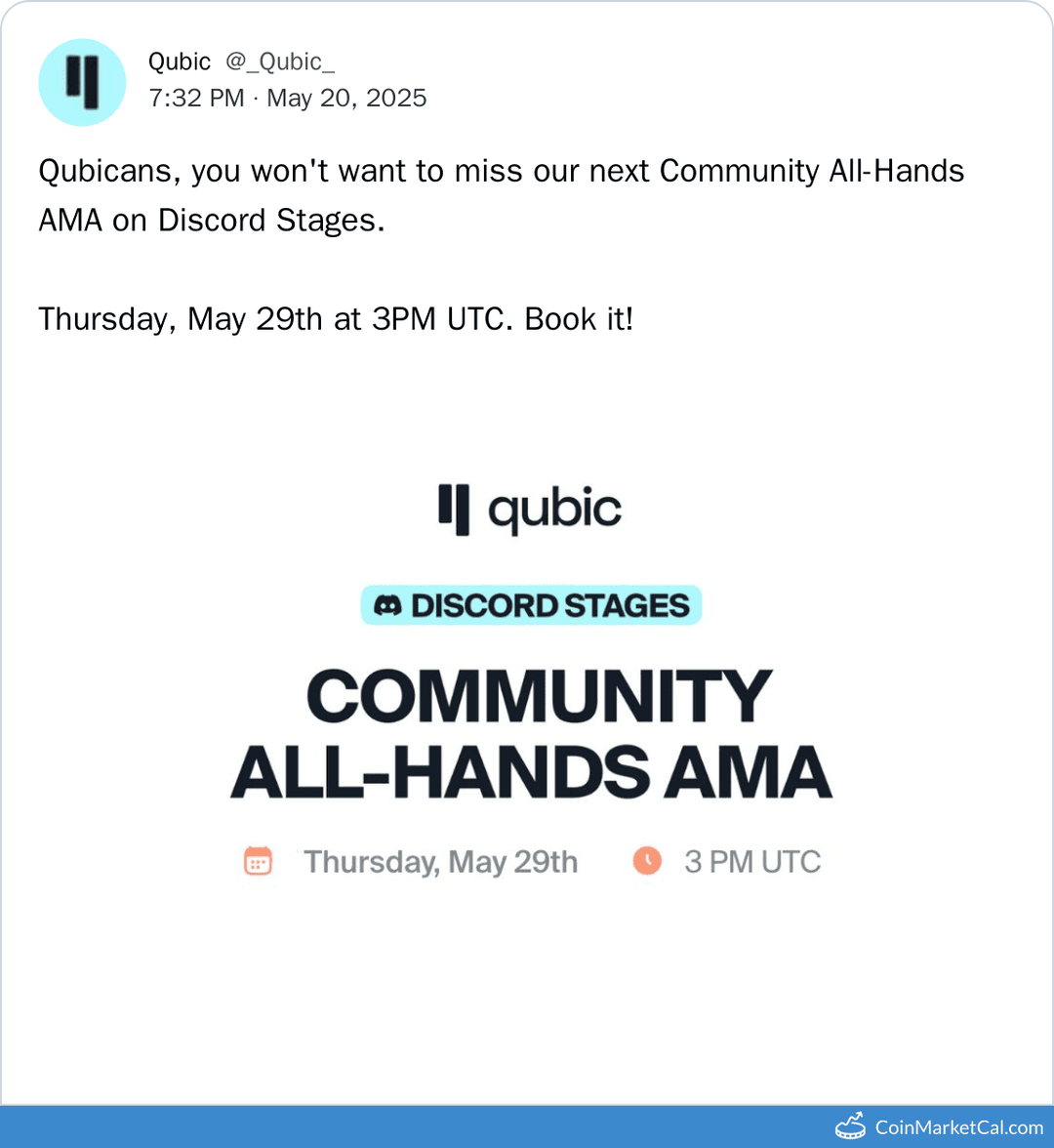 Qubic Community All-Hands AMA