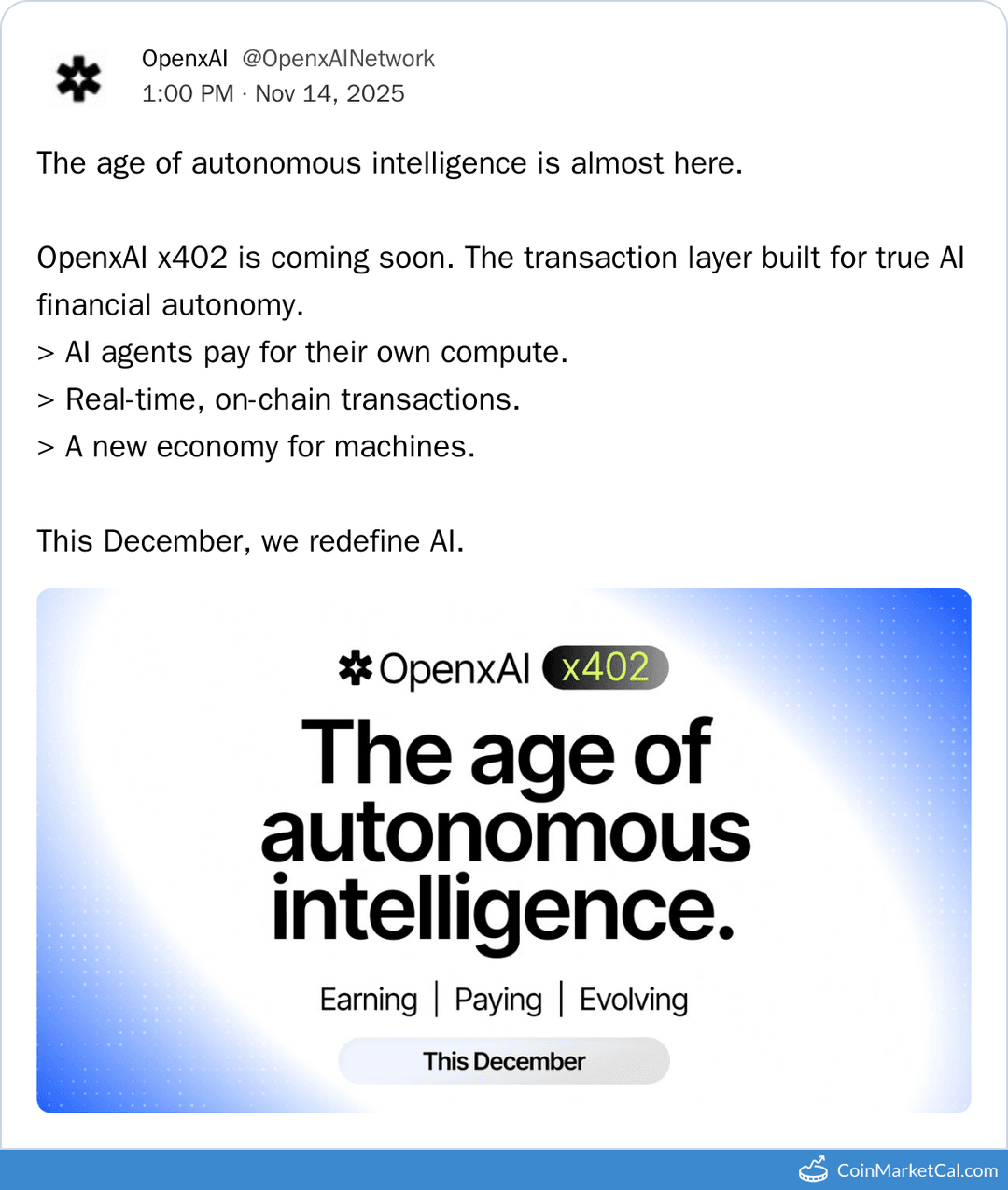 OpenxAI X402 Release