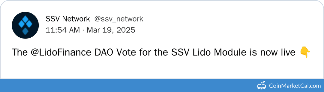 SSV Lido Module Vote