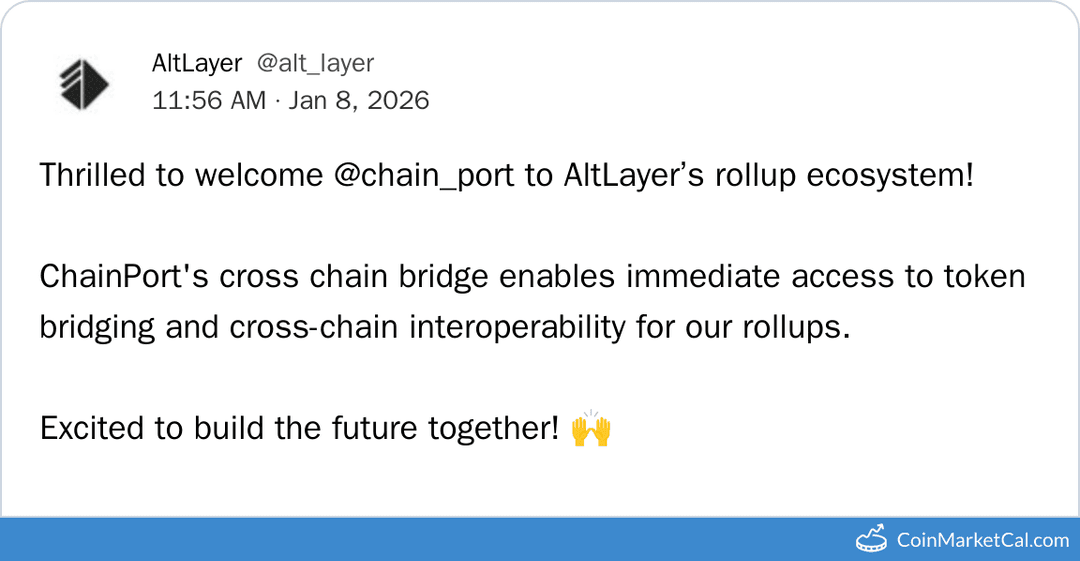 ChainPort x AltLayer Partnership on Cross-Chain Bridge