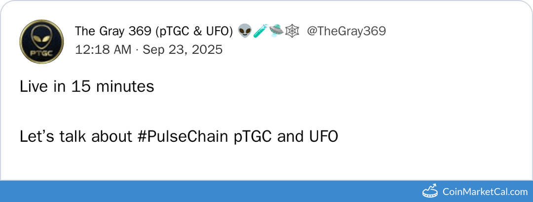 The Grays Currency PTGC & UFO Talk