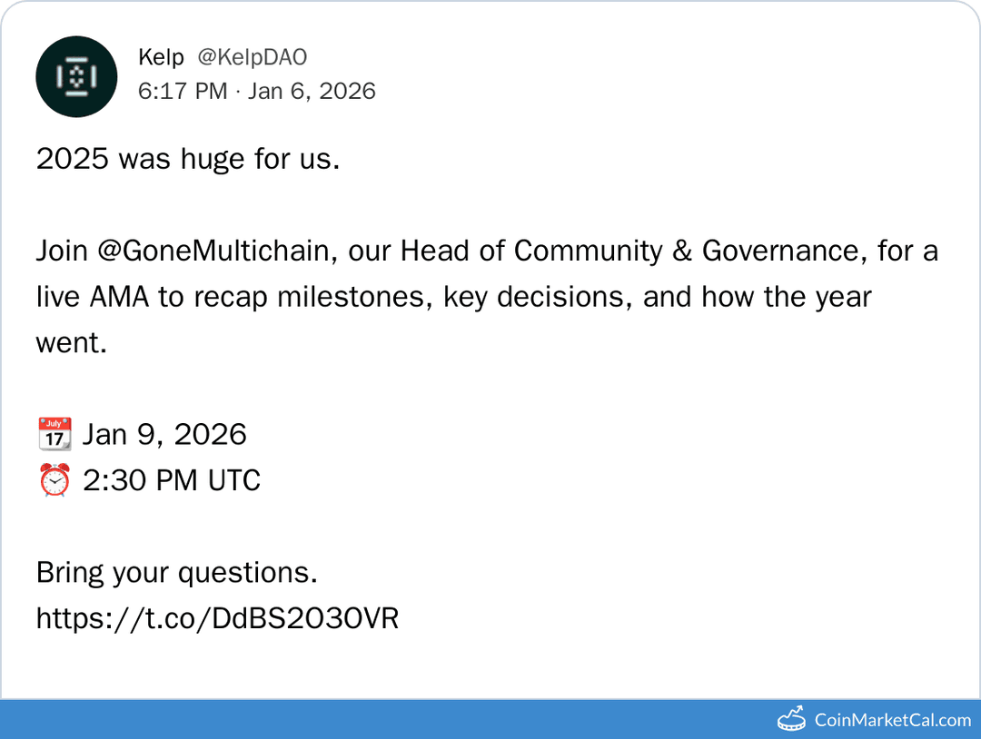 Kelp DAO 2025 Recap AMA