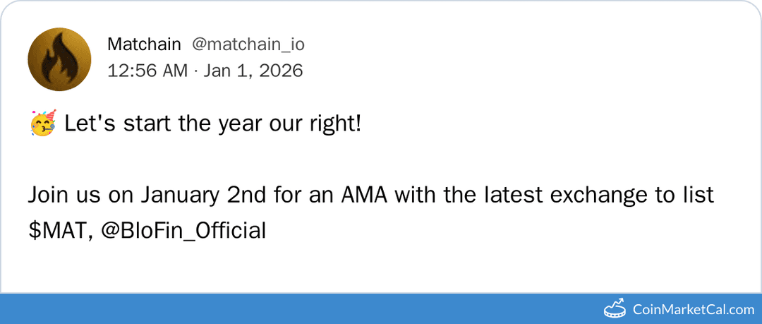 Matchain AMA with BloFin