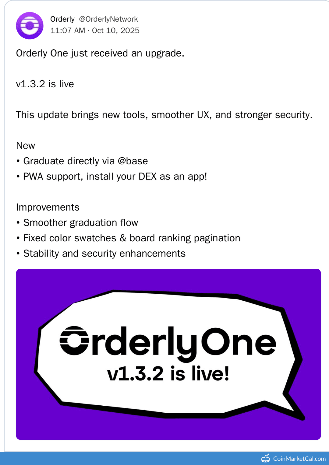 Orderly One V1.3.2 Update by Orderly