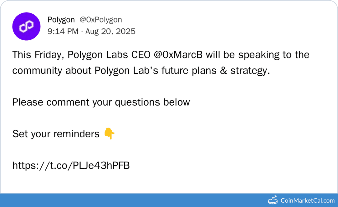 Polygon Labs CEO AMA: Future Plans Unveiled